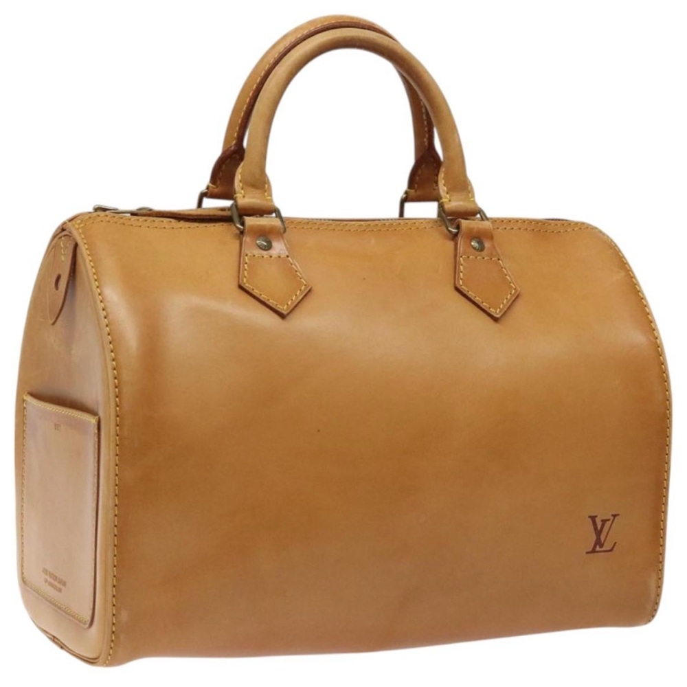 Louis Vuitton Tan Leather Handbag